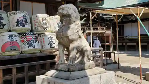 大阪天満宮の狛犬