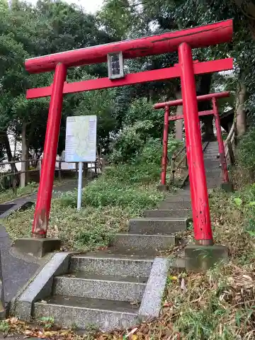 藤稲荷大明神の鳥居