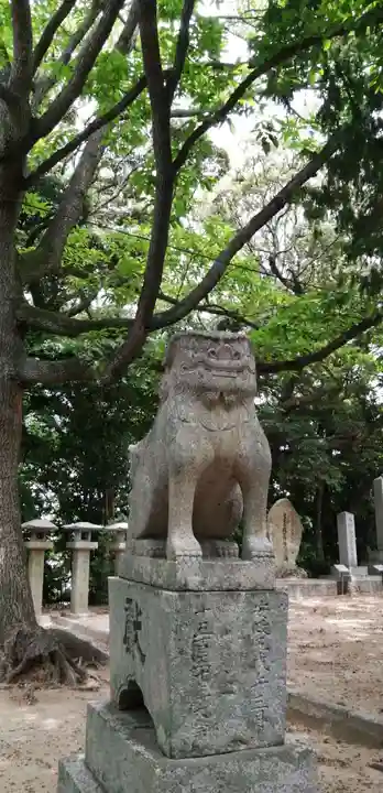 琴崎八幡宮の狛犬