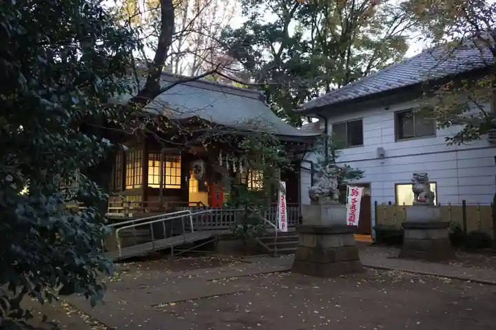神明氷川神社の本殿・本堂