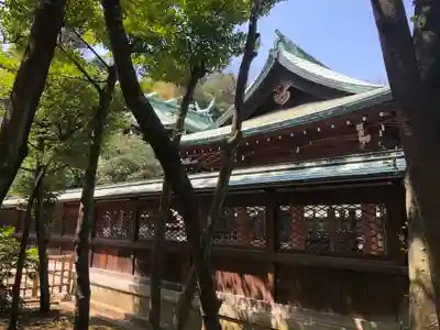 白金氷川神社の本殿・本堂