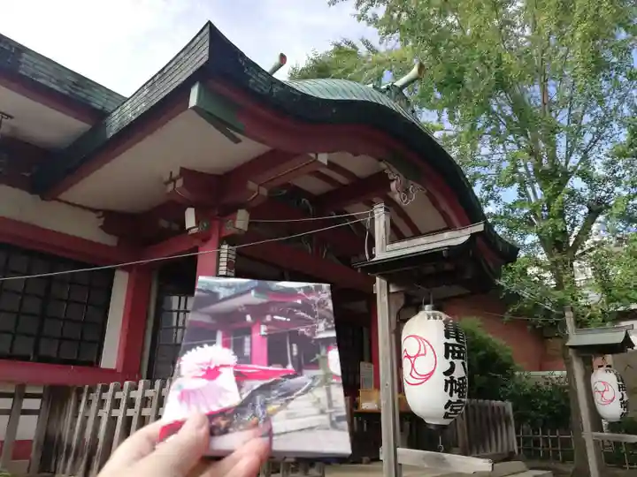 市谷亀岡八幡宮の本殿・本堂