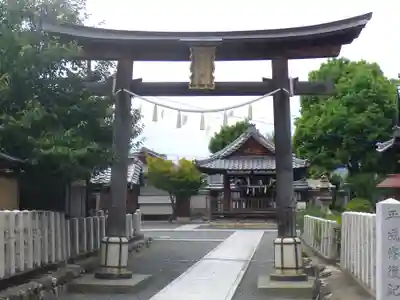 下桂御霊神社の鳥居