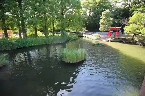 千束八幡神社の庭園