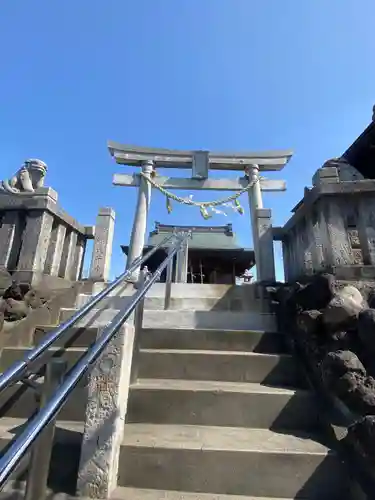 浅間神社の鳥居