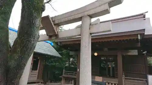 嶺御嶽神社の鳥居