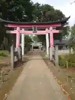 上町氷川神社の鳥居