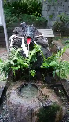 登渡神社の手水舎