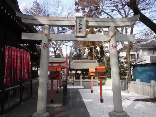 草加神社の鳥居