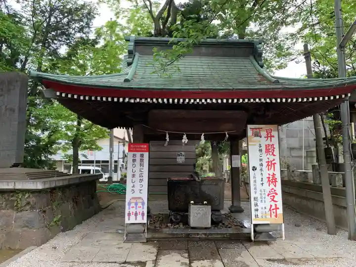 上野総社神社の手水舎
