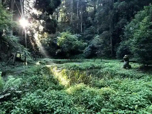 草部吉見神社の景色