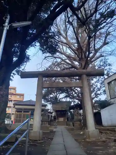 馬込天祖神社の鳥居