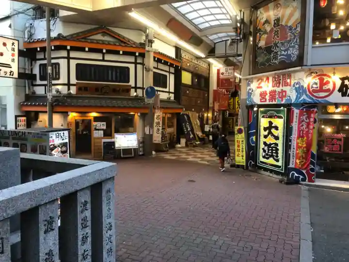 露天神社(お初天神)の周辺