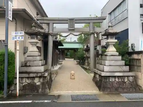 植田八幡宮の鳥居