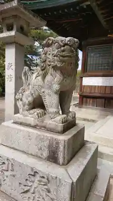 鳥飼八幡宮の狛犬