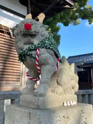 玉田神社の狛犬