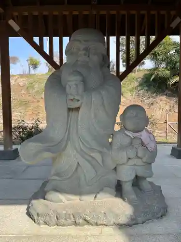 雷電神社の像