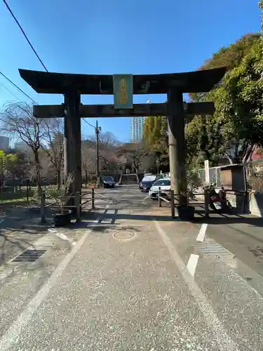 芝東照宮の鳥居