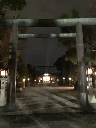 溝旗神社（肇國神社）の鳥居