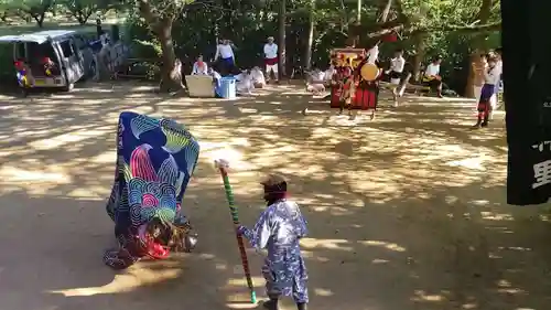 真妻神社の神楽