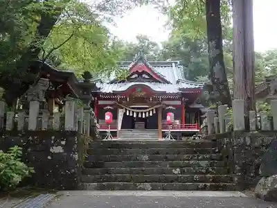 山中浅間神社の本殿・本堂