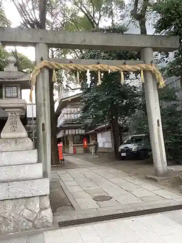 朝日神社の鳥居