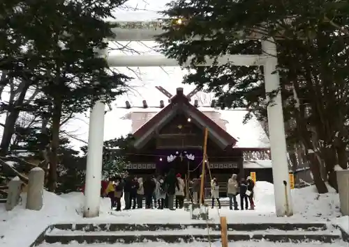 留萌神社の鳥居