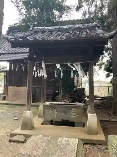 氷川神社の手水