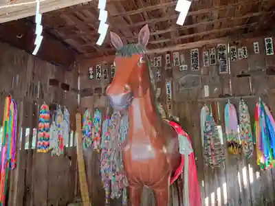 穂高神社本宮の狛犬