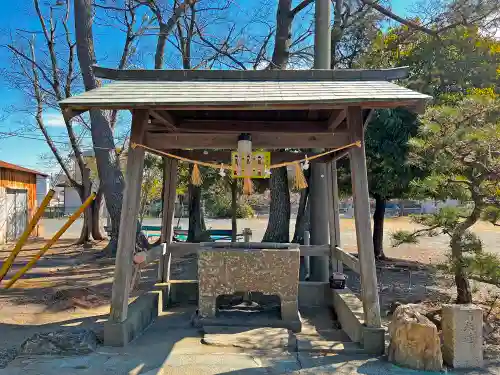 鹿苑神社の手水