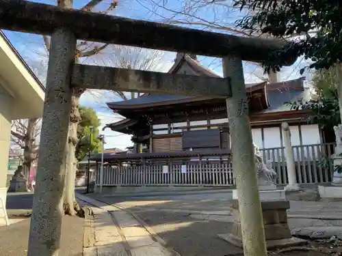 滝野川八幡神社の鳥居
