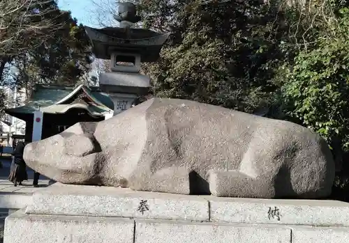 谷保天満宮の狛犬