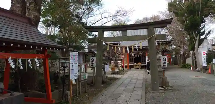 龍ケ崎八坂神社の鳥居