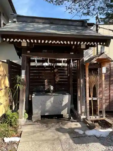 鎮守氷川神社の手水舎