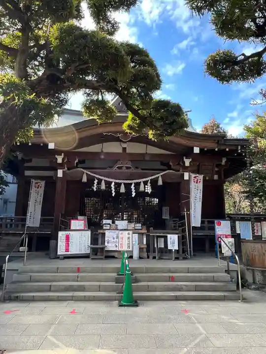 鳩森八幡神社の本殿・本堂