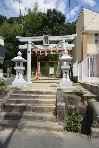 住吉平田神社の鳥居