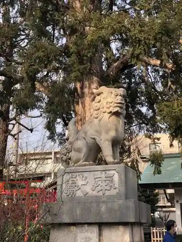下神明天祖神社の狛犬