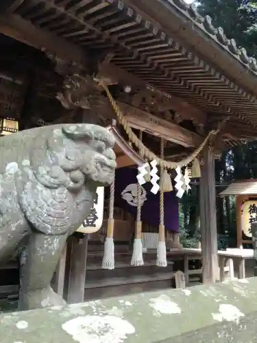 間々田八幡宮の狛犬