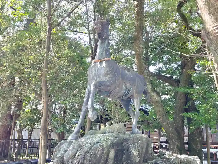 若宮神明社の狛犬