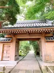 報国寺の山門