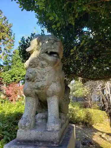 伏木神社の狛犬