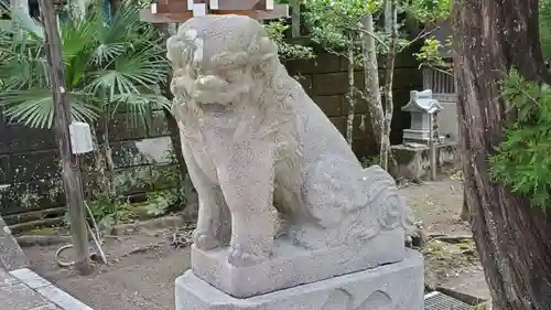天津神明宮の狛犬