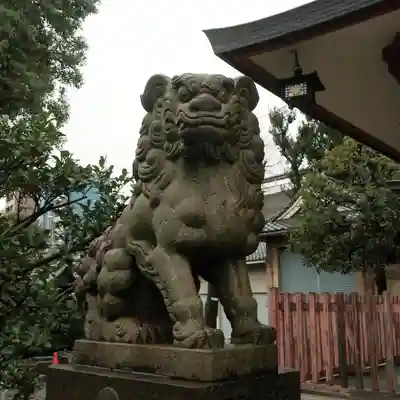 鮫州八幡神社の狛犬