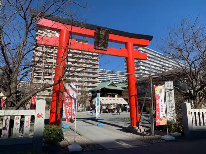 亀戸浅間神社の鳥居
