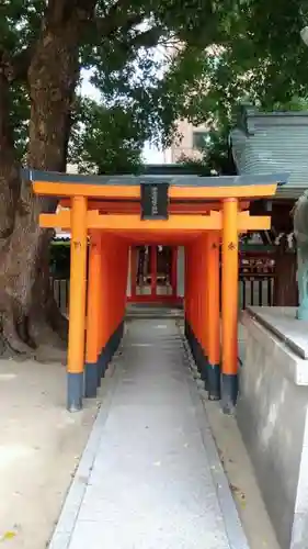 阿遅速雄神社の鳥居