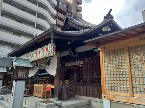 空鞘稲生神社の本殿