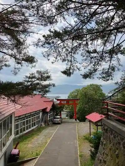 高島稲荷神社の鳥居
