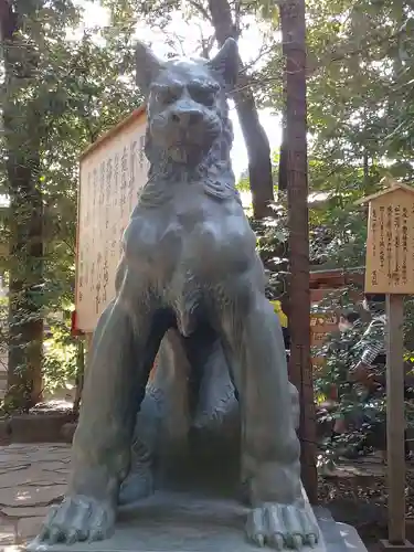 駒木諏訪神社の狛犬