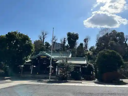 白金氷川神社の本殿