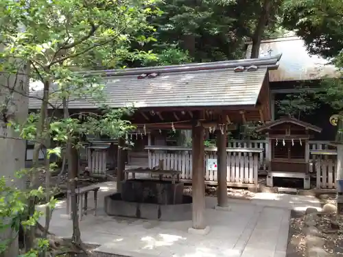 井草八幡宮の手水舎